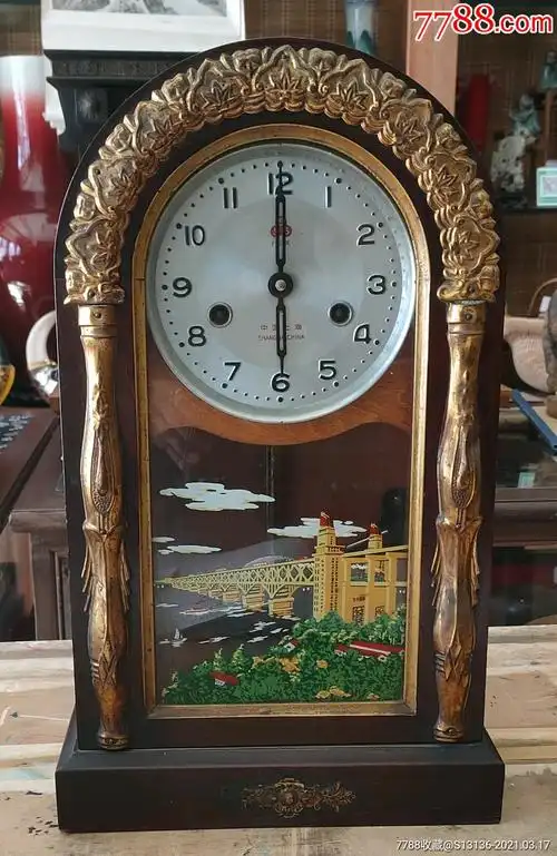 上海555牌15天座钟