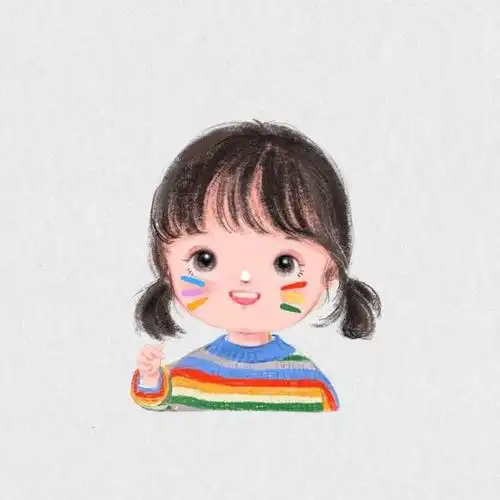 手绘小女孩头像超萌图片高清超萌的手绘可爱头像女生头像