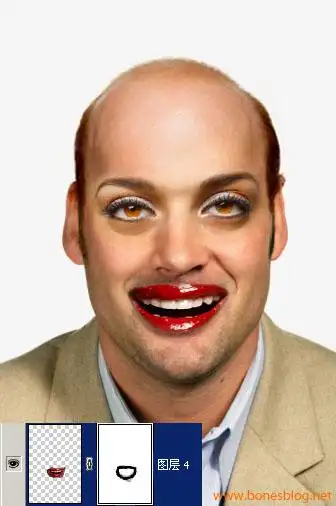 ps照片合成滑稽搞笑的人物头像合成教程