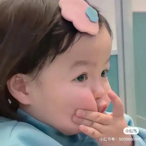 无水印的可爱小女孩头像