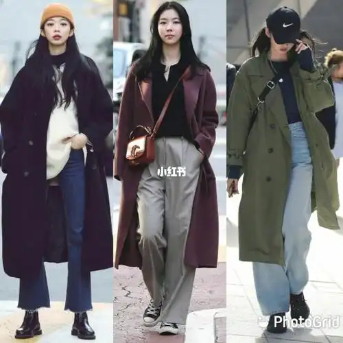 首尔街拍韩国女生的出街穿搭范本