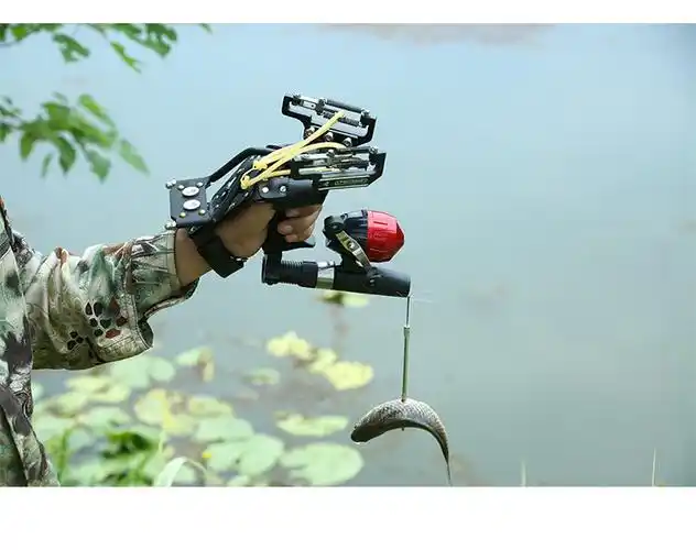 教官弹弓精准弹弓打鱼弹弓射箭射鱼器套装判官弹弓激光户外打野鸡