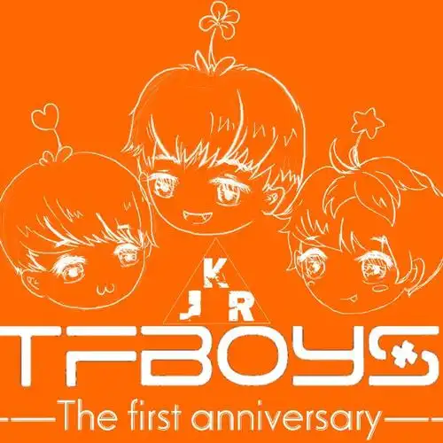 tfboys成军一周年#tfboys一周年了,送上萌萌哒9p头像一起来为三小只