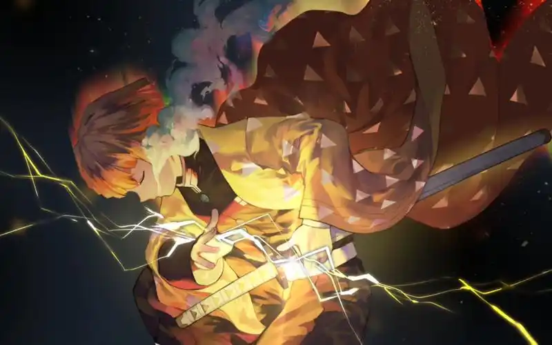 鬼灭之刃:善逸壁纸分享2