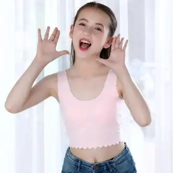 少女文胸女童内衣小背心发育期防凸点915岁12内穿小学生女孩10儿童