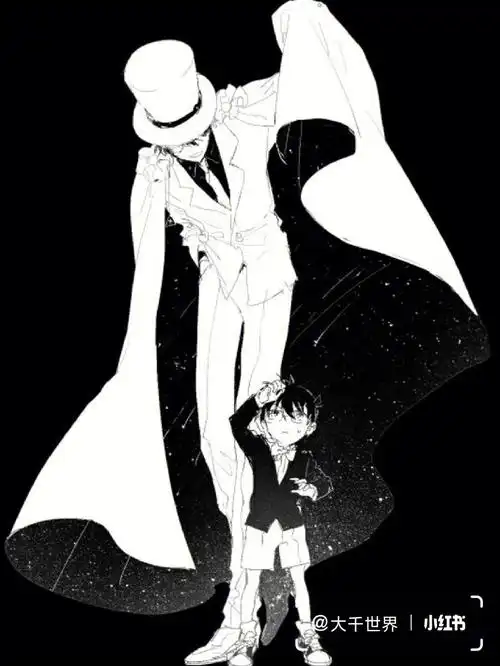 名侦探柯南  #名柯  #黑羽快斗与怪盗基德