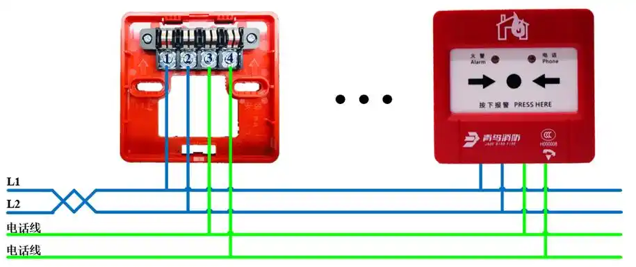 技术干货实用指南丨青鸟消防火灾自动报警系统常用产品接线图