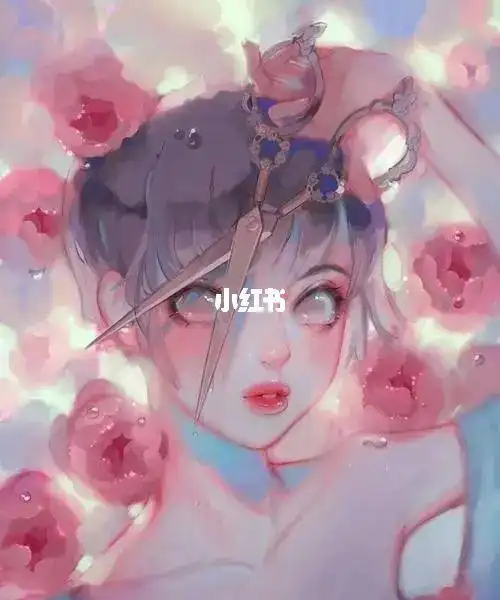 粉系动漫女头
