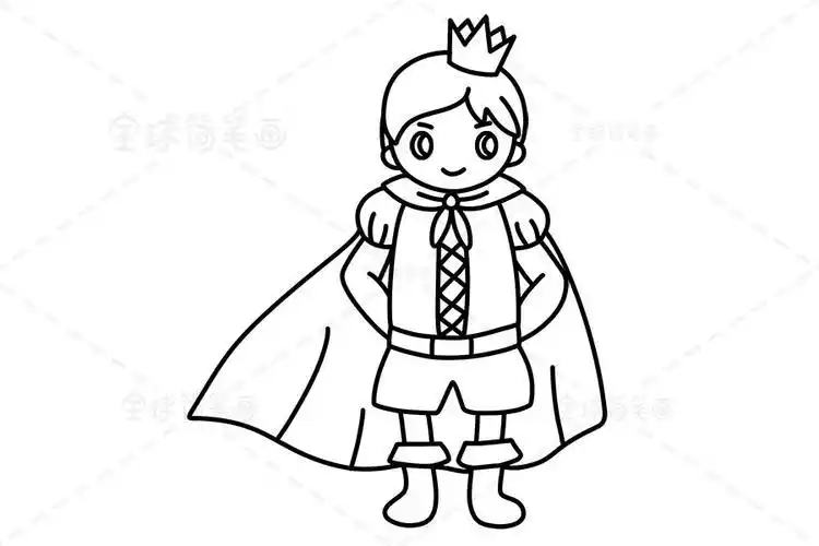 12星座王子的简笔画