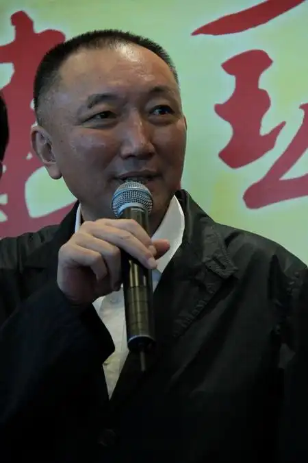 图文:《建国大业》南京首映-韩三平阐述