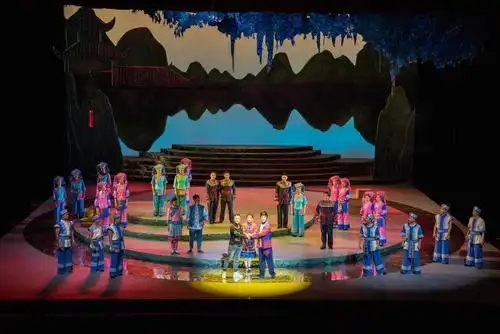 彩调剧《新刘三姐》剧照(受访者提供)