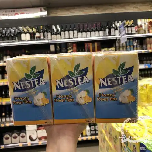包邮香港代购港版nestea雀巢蜂蜜雪梨茶休闲饮料250mlx6盒装