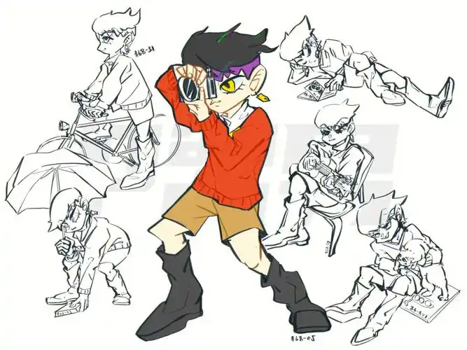 (21/60)#速写60天挑战赛 #@速写班长676767#jojo的奇妙冒险