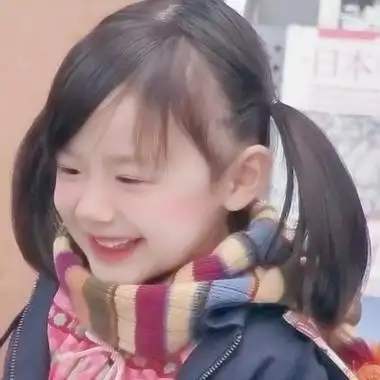 超甜开怀大笑小女孩图片头像