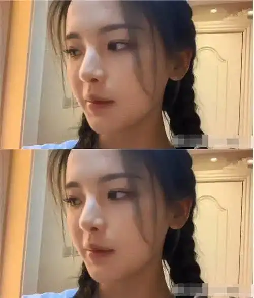 原创杨超越素颜开直播为证天然脸做一动作网友果真没整容