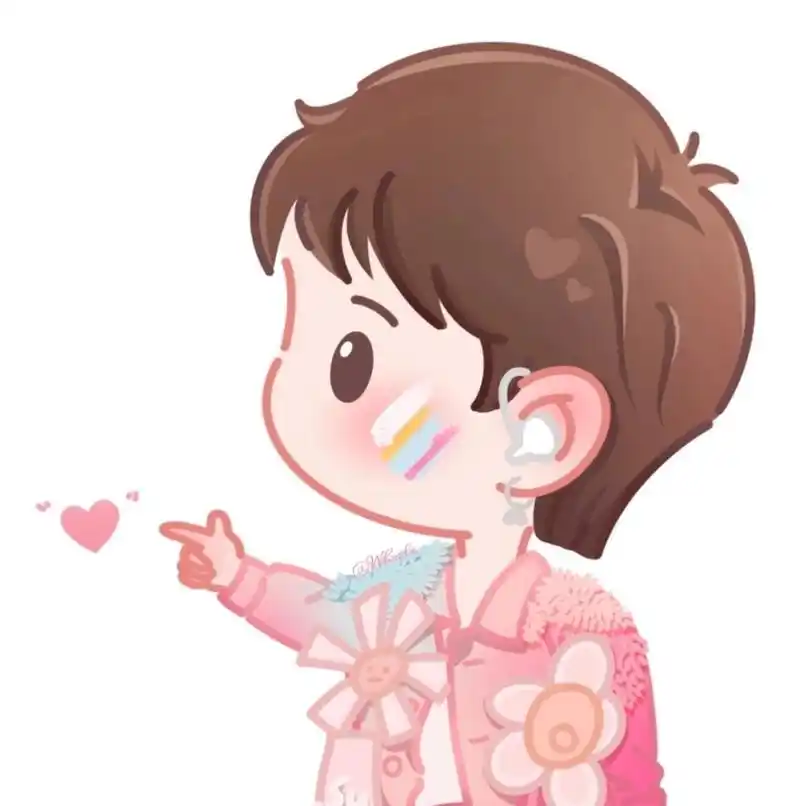 汪苏泷 q版头像 这套粉色简直不要太可爱