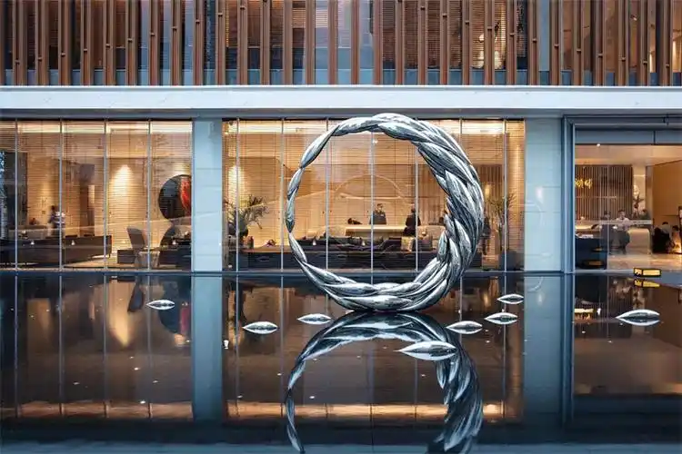 庭院景观小品——水浪_无锡格物景观雕塑工程有限公司