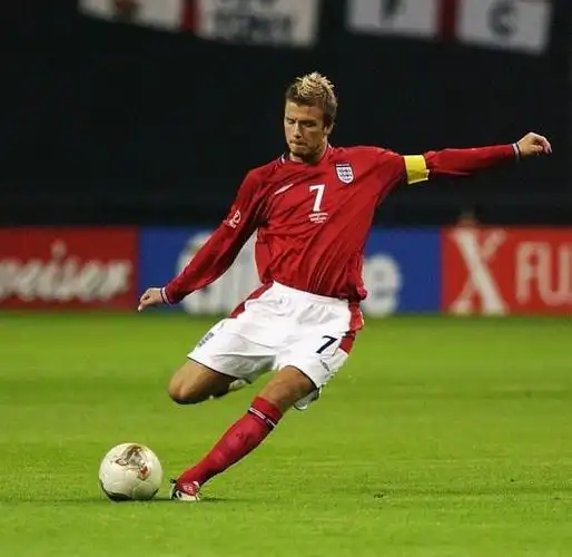 贝克汉姆!帅气,英俊潇洒,还有独步天下的传中和任意球技术!