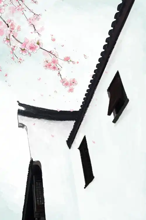 古风四季江南风景