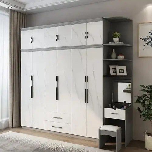 如何选择一个好的卧室衣柜,选衣柜是选哑光柜门还是高光柜门好