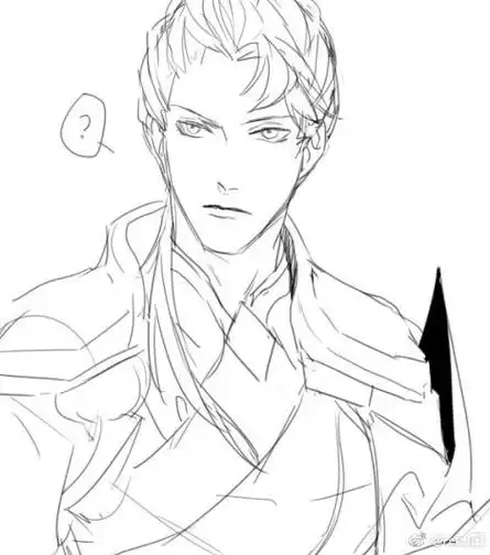 王者荣耀人物凯简笔画