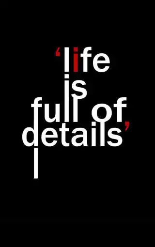 非主流黑色背景文字手机壁纸