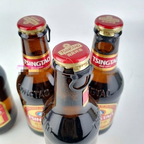 青岛啤酒小手手雷拉环小棕258mlx24产地青岛发货新品啤酒