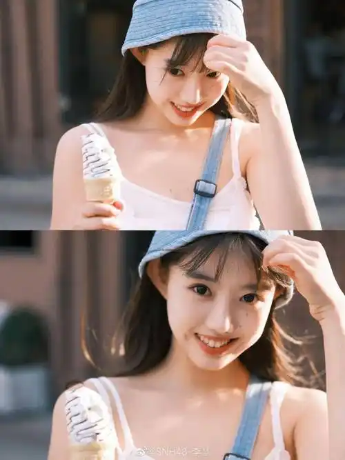 icecreamsnh48马玉灵夏天的冰淇淋不仅清凉甜蜜,而且还