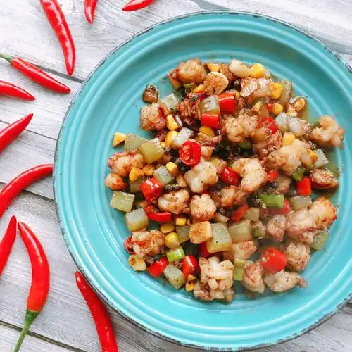 麻辣虾仁 辣辣辣