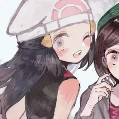 手绘三人闺蜜三张高清图片头像