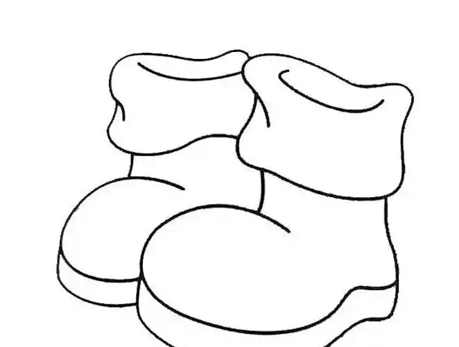教你画可爱的靴子的简笔画教程鞋子简笔画