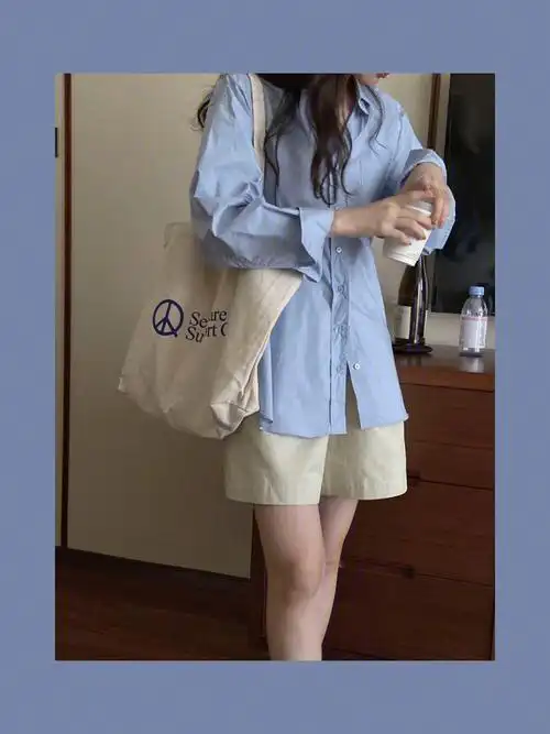 15898斤衬衫控小个子女生衬衫搭配