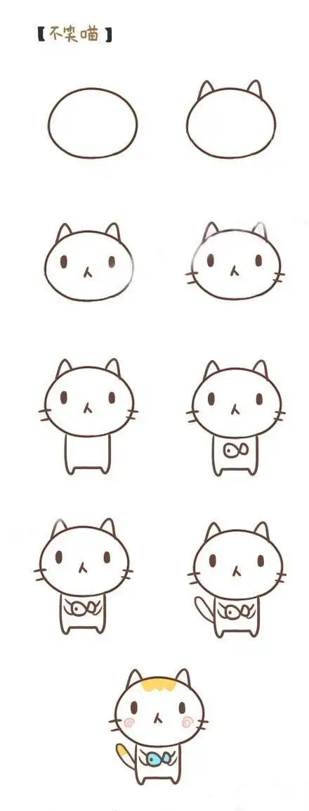 分享几个妈妈们可以教宝宝画的小动物简笔画