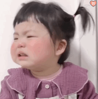 萌娃丸子妹表情包动图小丸子一哭我就想笑系列这个是大脸特效的 前面