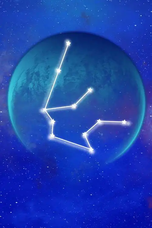 十二星座水瓶座星空35455315pxpsd模版下载