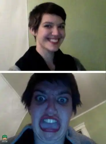 美女扮丑大集合 超大反差绝对让你傻眼