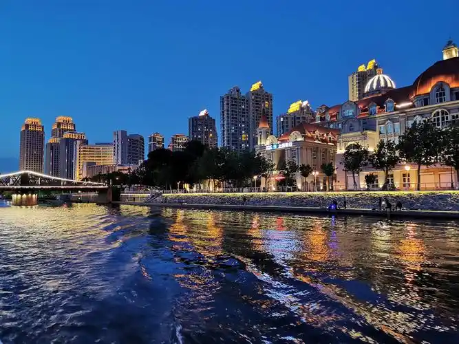海河夜景