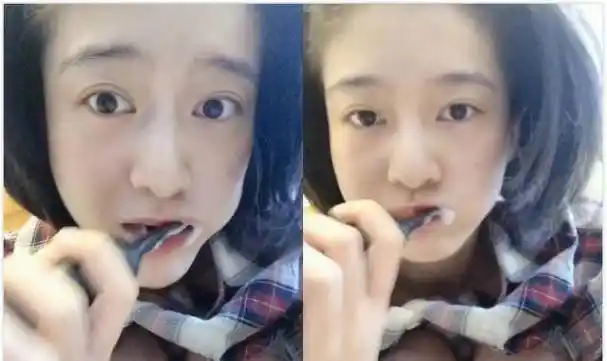 原创张雪迎增肥7斤吃米线连汤都喝光宅家不化妆蹲着刷牙太接地气