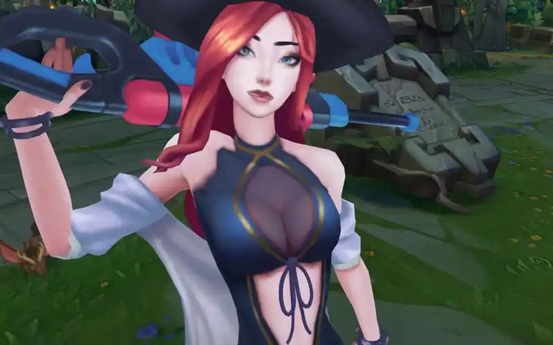 新版皮城女警泳池派对 凯特琳超惹火写真集!脸部表情比老版细致太多!