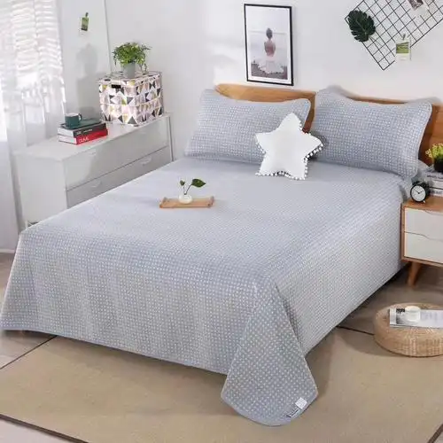 粗布提花凉席无甲醛无荧光剂无可分解芳香