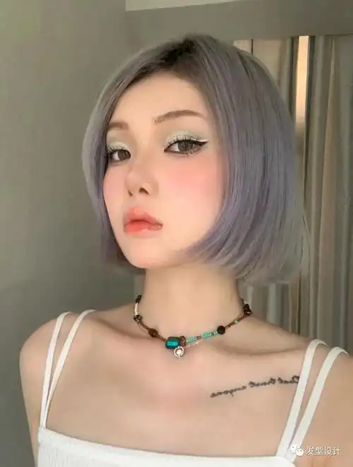 为圆脸女生总结了十款潮短发,减龄瘦脸堪比整形,换发型前看看吧(圆脸