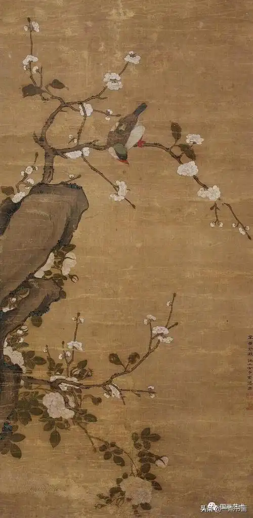 卧游图册之杏花钱选 八花图之杏花马远 倚云仙杏图赵昌 杏花图