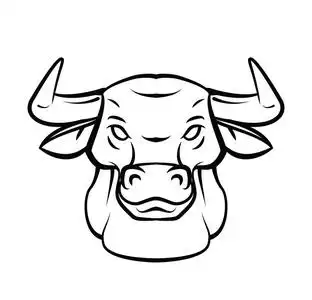 牛头纹身图片-牛头纹身素材-牛头纹身插画-摄图新视界