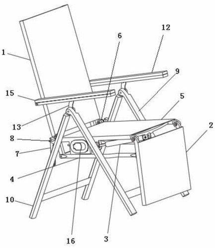 背景技术:伸缩躺椅有了悠久的历史,其具有可折叠,透气等优点.