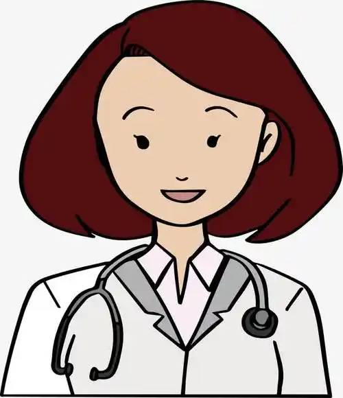 短发手绘女医生