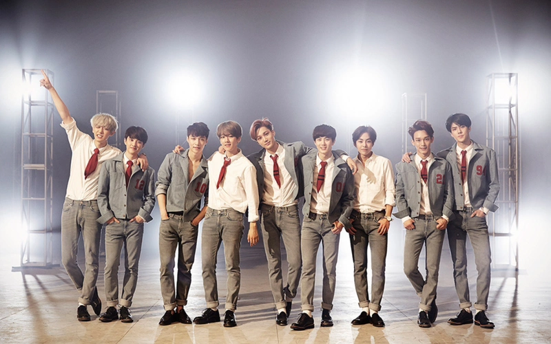 【exo】《love me right》清凉元气风 我的九人团 爱