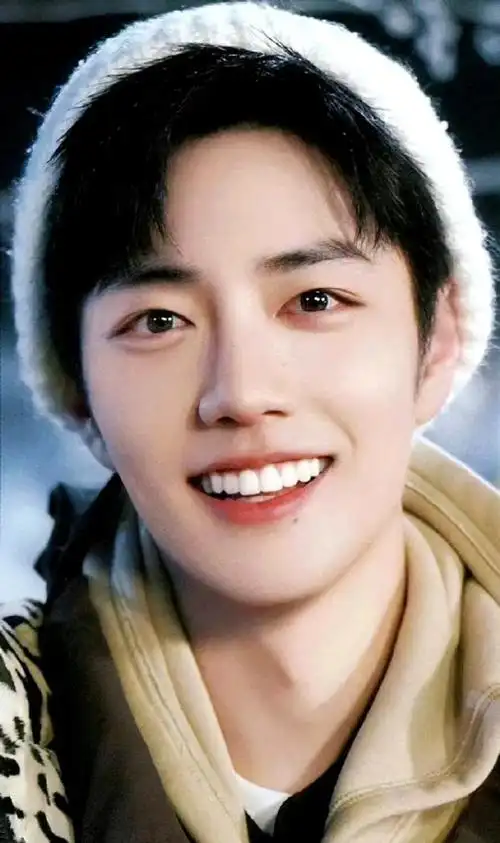 肖战笑得好元气