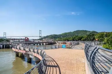 中国广东省东莞市虎门海滨公园风光