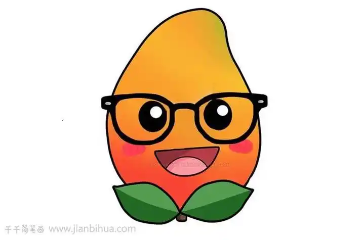 芒果简笔画图片芒果简笔画图片画法