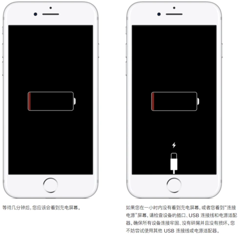 苹果手机电量低自动关机后不能开机怎么回事